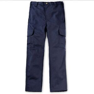 NWT Tyndale Men's Utility FR Cargo Pants in Navy | Size 31W 32L